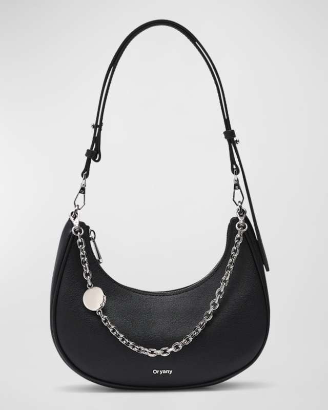 Dali Zip Leather Shoulder Bag